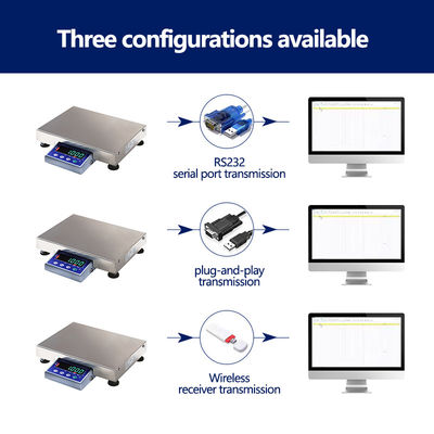 SOHE ATS 3KG Bluetooth Connection Waterproof 232 Serial Port LED Display Τύπος με 1