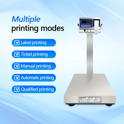 Προσαρμόσιμες κλίμακες από ανοξείδωτο χάλυβα 200kg με υδροστεγή σχεδίαση και λειτουργία εκτύπωσης