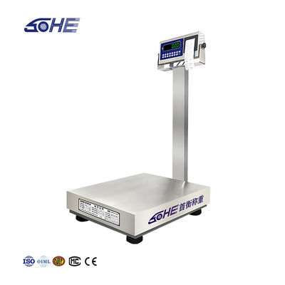 Προσαρμόσιμες κλίμακες από ανοξείδωτο χάλυβα 200kg με υδροστεγή σχεδίαση και λειτουργία εκτύπωσης