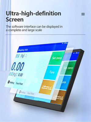 SOHE Y7 7 ιντσών Android Smart Screen QR Code Box Δείκτη βάρους LED με ABS