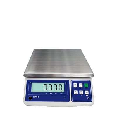 Προσαρμόσιμη κλίμακα πίνακας οθόνης LCD ABS 15KG με ακρίβεια και μπαταρία 6V/4000mAh