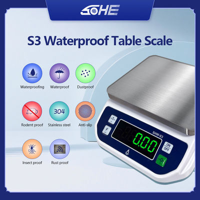 1.5KG Υψηλής ακρίβειας αδιάβροχη κλίμακα από ανοξείδωτο χάλυβα ABS για ψήσιμο και μαγείρεμα