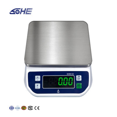 6KG χωρητικότητα LED οθόνη Αδιάβροχη κλίμακα για την επεξεργασία τροφίμων ψήσιμο και υψηλή ακρίβεια