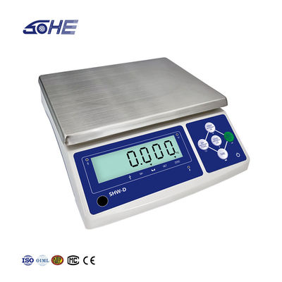 SHWDL-15KG Ethernet Function Table Scale με οθόνη LCD και παροχή ρεύματος AC/DC