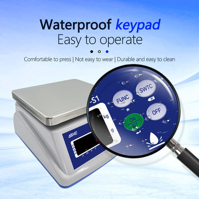 SOHE A1S 6KG IP68 Αδιάβροχη κλίμακα Αδιάβροχη για σκόνη και έντομα με πολλαπλές μονάδες τιμολόγησης