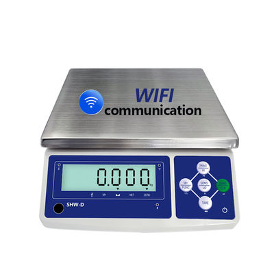 Επίπεδο III ακρίβειας SHWDL-Wireless WIFI Ηλεκτρονική κλίμακα τραπεζιού με χωρητικότητα 6kg και 1
