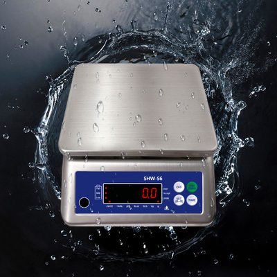 AC220V / 50HZ Ηλεκτρική παροχή SOHE S6 3KG από ανοξείδωτο χάλυβα IP68 Αδιάβροχη κλίμακα για ισχυρή