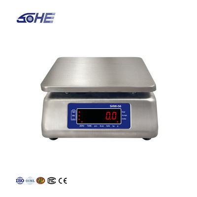 AC220V / 50HZ Ηλεκτρική παροχή SOHE S6 3KG από ανοξείδωτο χάλυβα IP68 Αδιάβροχη κλίμακα για ισχυρή