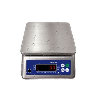 Υποστηριζόμενη από το ODM Διπλή οθόνη 30kg Ανερόστεχος τραπέζι Ηλεκτρονική κλίμακα με οθόνη LED