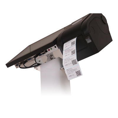 15 ιντσών οθόνη LCD 15-500kg Επεξεργασία θαλασσινών Dock Android Εκτύπωση ετικέτας Κλίμακα -10-40C