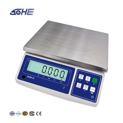 ABS 30KG Προσαρμόσιμη οθόνη LCD Πλατφόρμες βιομηχανικής ζύγισης από την SOHE WD