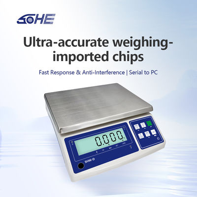 SOHE WD 3KG βιομηχανική ζυγαριά με οθόνη LCD και ισχύ AC220V/50HZ