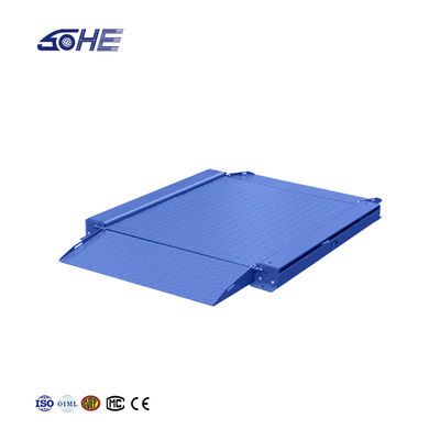 Ζυγίσιμη τάση SOHE 1m*1m Χάλυβα άνθρακα Ultra Low Platform Scale Διπλή ράμπα εκτυπωμένη