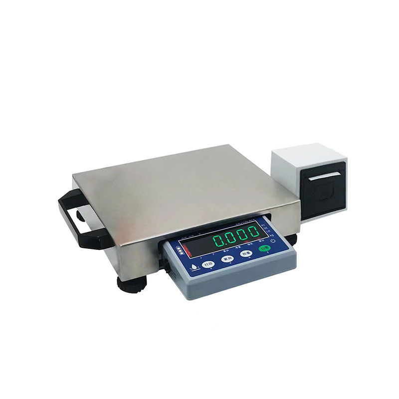 Υδατοασφαλής για τρόφιμα SOHE ATP 6KG Κλίμακα τραπέζι με εκτυπωτική ετικέτα και παροχή ρεύματος AC/DC