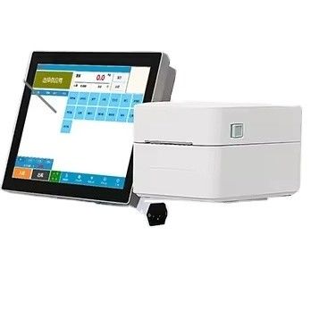 Τύπος οθόνης LCD 15-100kg Μέγιστη εμβέλεια Android Εκτύπωση ετικέτας Κλίμακα για την επεξεργασία χοιρινού και βοδινού κρέατος