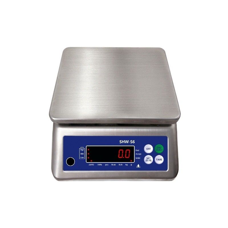 AC220V / 50HZ Ηλεκτρική παροχή SOHE S6 3KG από ανοξείδωτο χάλυβα IP68 Αδιάβροχη κλίμακα για ισχυρή