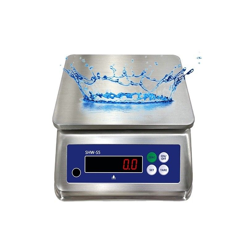 SOHE S5 Κλίμακα από ανοξείδωτο χάλυβα 3KG με διπλή οθόνη LED και ανθεκτική σε νερό βαθμολογία IP68