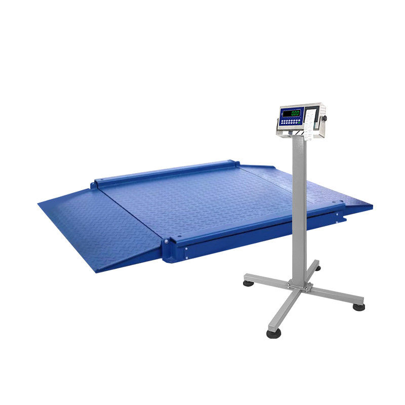 Ζυγίσιμη τάση SOHE 1m*1m Χάλυβα άνθρακα Ultra Low Platform Scale Διπλή ράμπα εκτυπωμένη